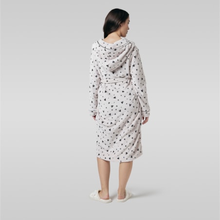 Szlafrok Malorina z motywem serc