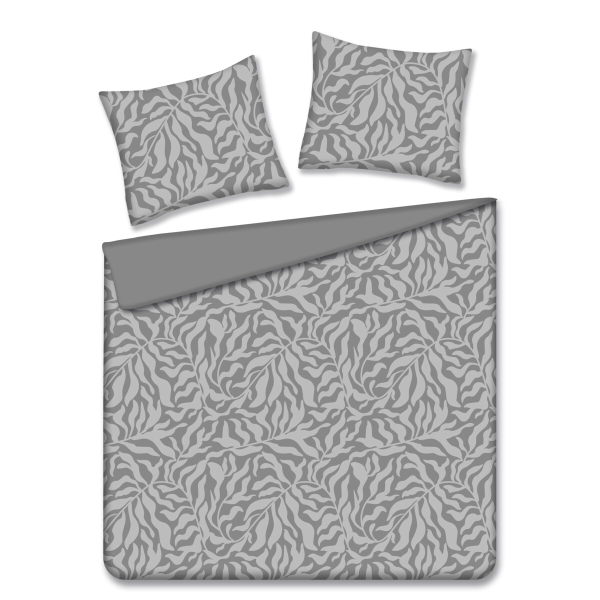 Pościel Bawełniana Kamea 160x200 cm z motywem liściastym