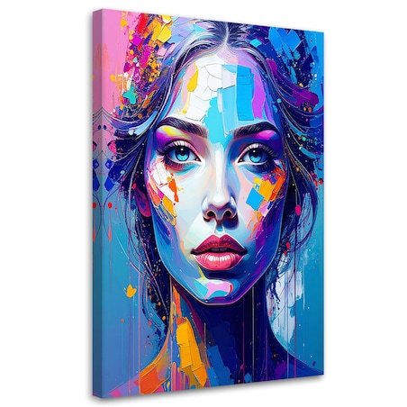 Obraz do salonu sypialni, Portret Kobiety Glamour 40x60