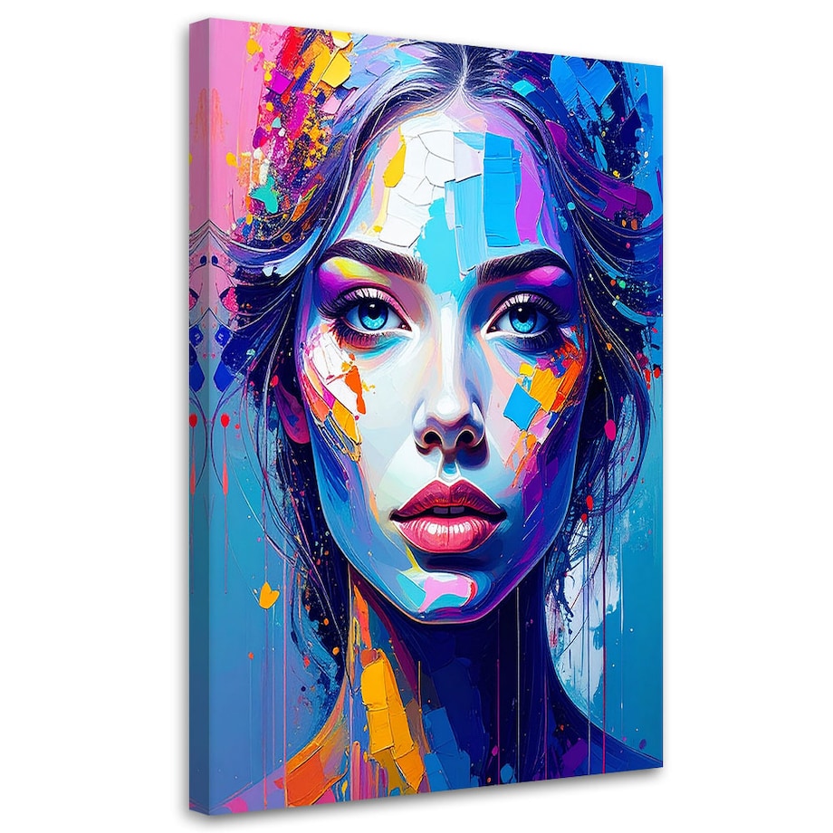 Obraz do salonu sypialni, Portret Kobiety Glamour 40x60