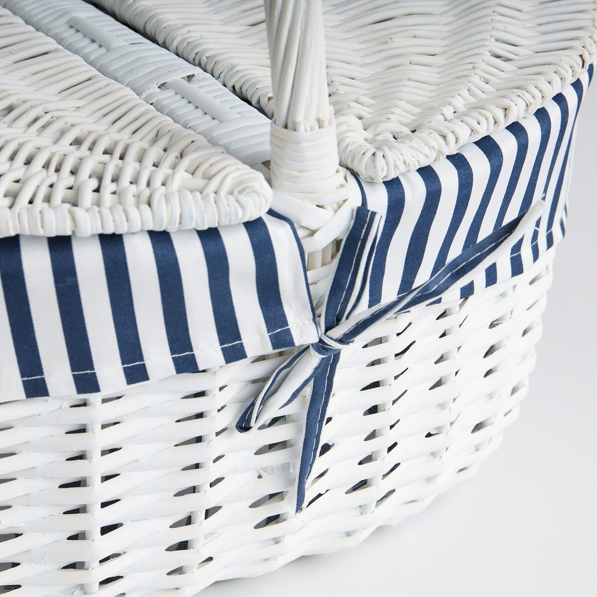 Koszyk z rączką Karson w paski