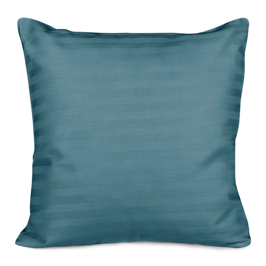 Poszewka satyna bawełniana 40x40 Cizgili kolor turkusowy