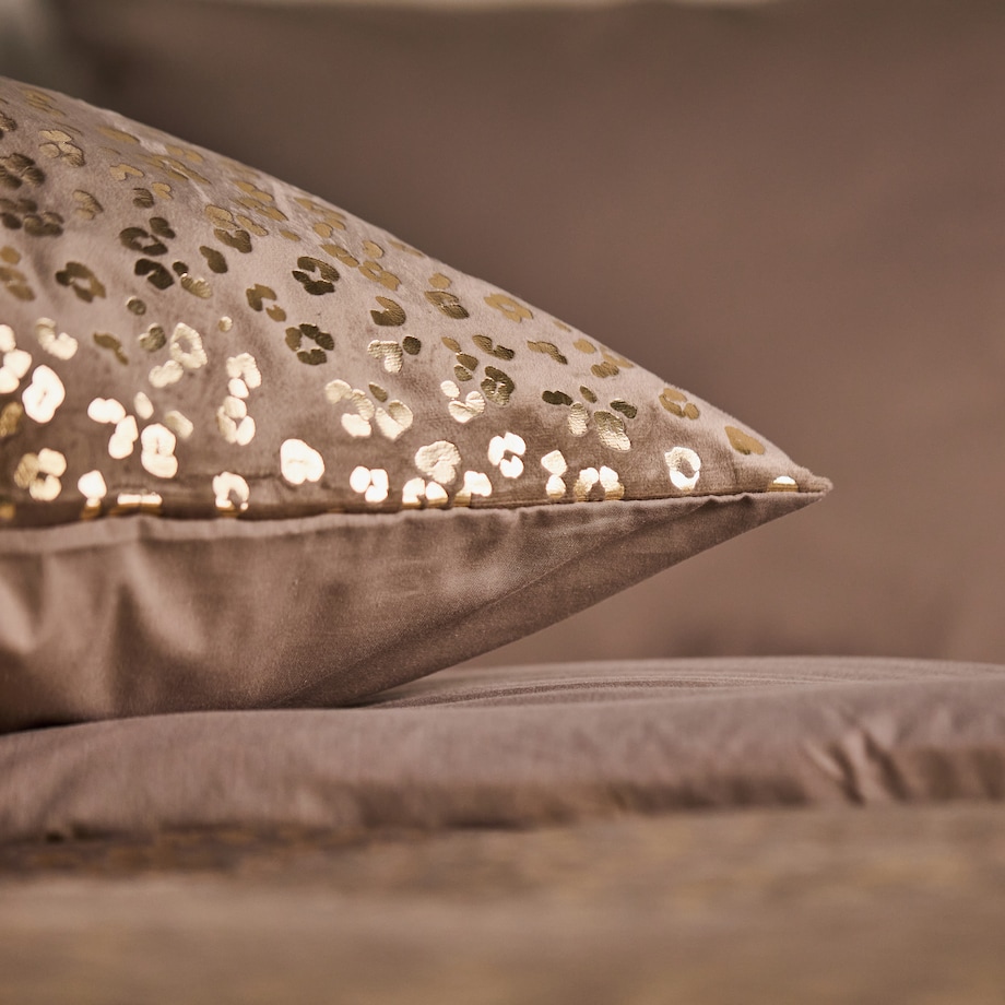 Pościel welwetowa ze złotym nadrukiem Panterin 160x200 cm