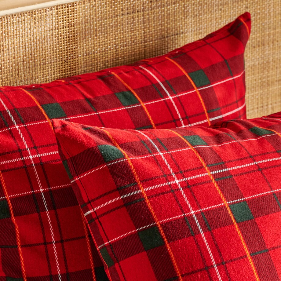 Pościel Flanelowa Coscaro 200x220 cm w kratę