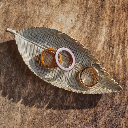 Patera Dekoracyjna Leaffio z motywem geometrycznym