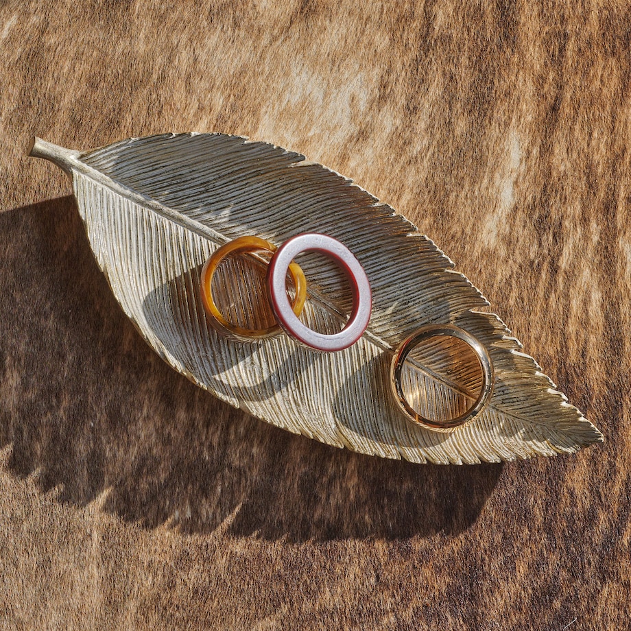 Patera Dekoracyjna Leaffio z motywem geometrycznym