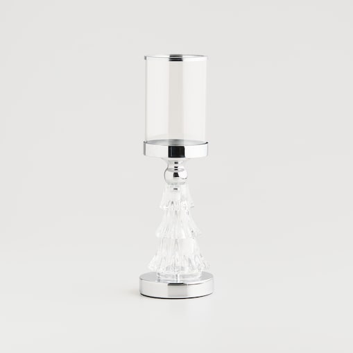 Świecznik Starsi z motywem choinki