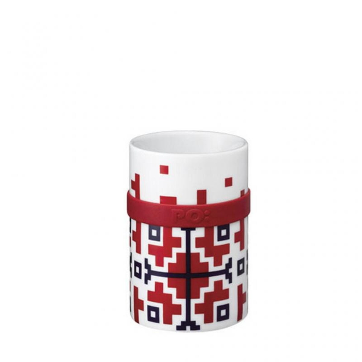 Kubek Red Folkloric, 200 ml, PO: Selected