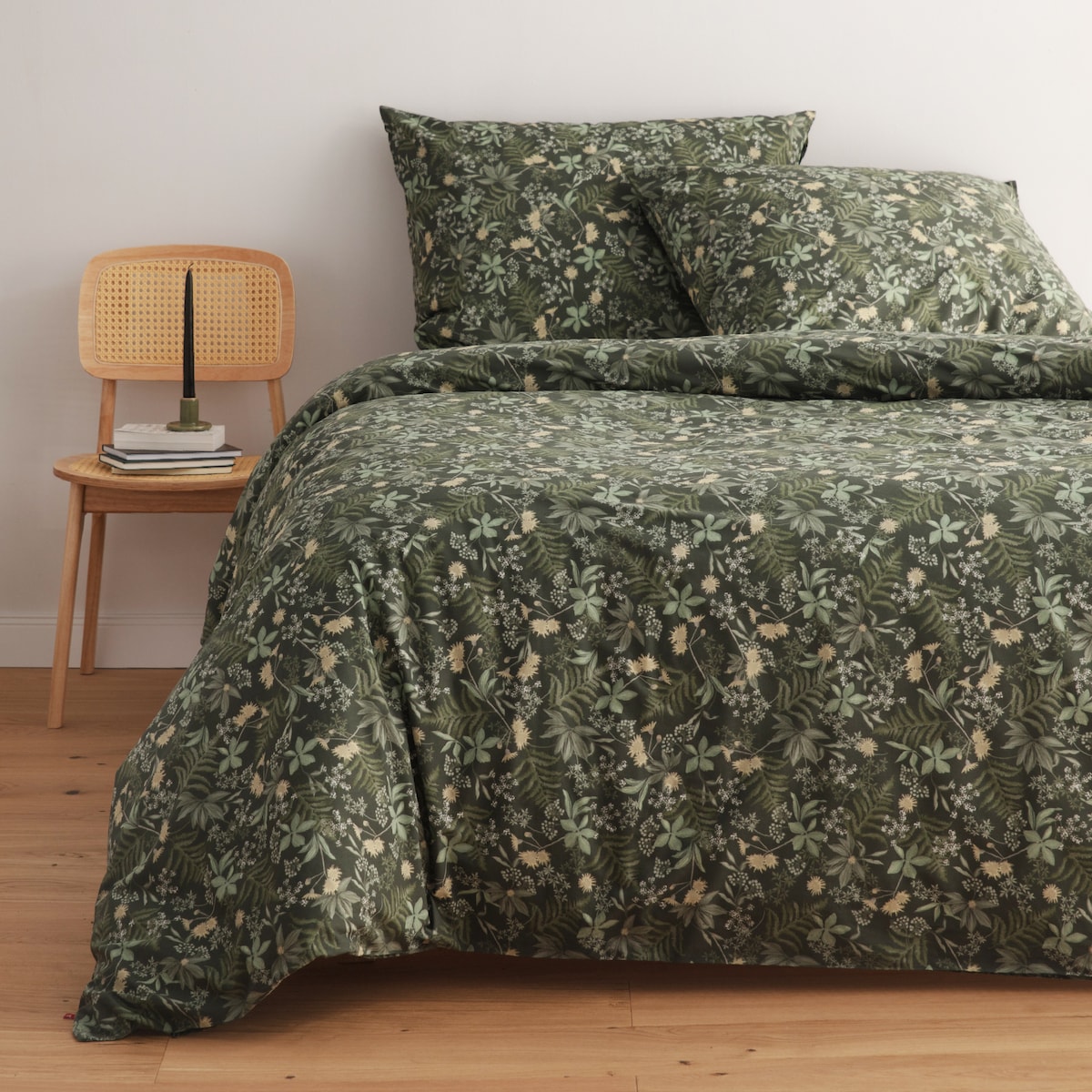 Pościel Bawełniana Tallulah 200x220 cm z motywem liściastym