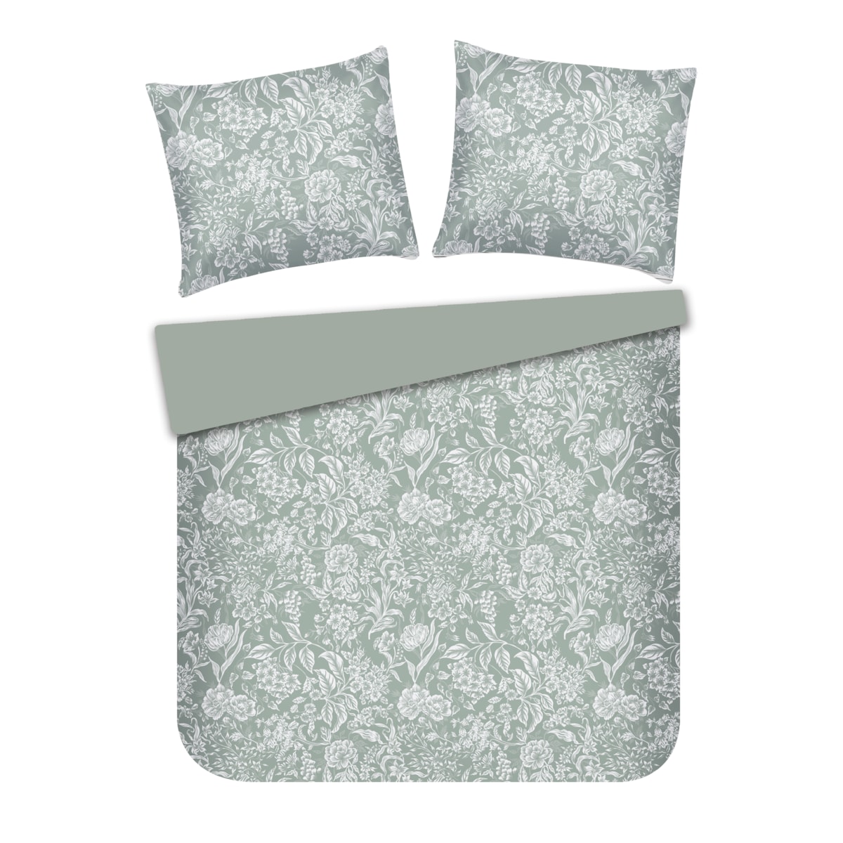 Pościel Żakardowa Virana 200x220 cm z motywem roślinnym