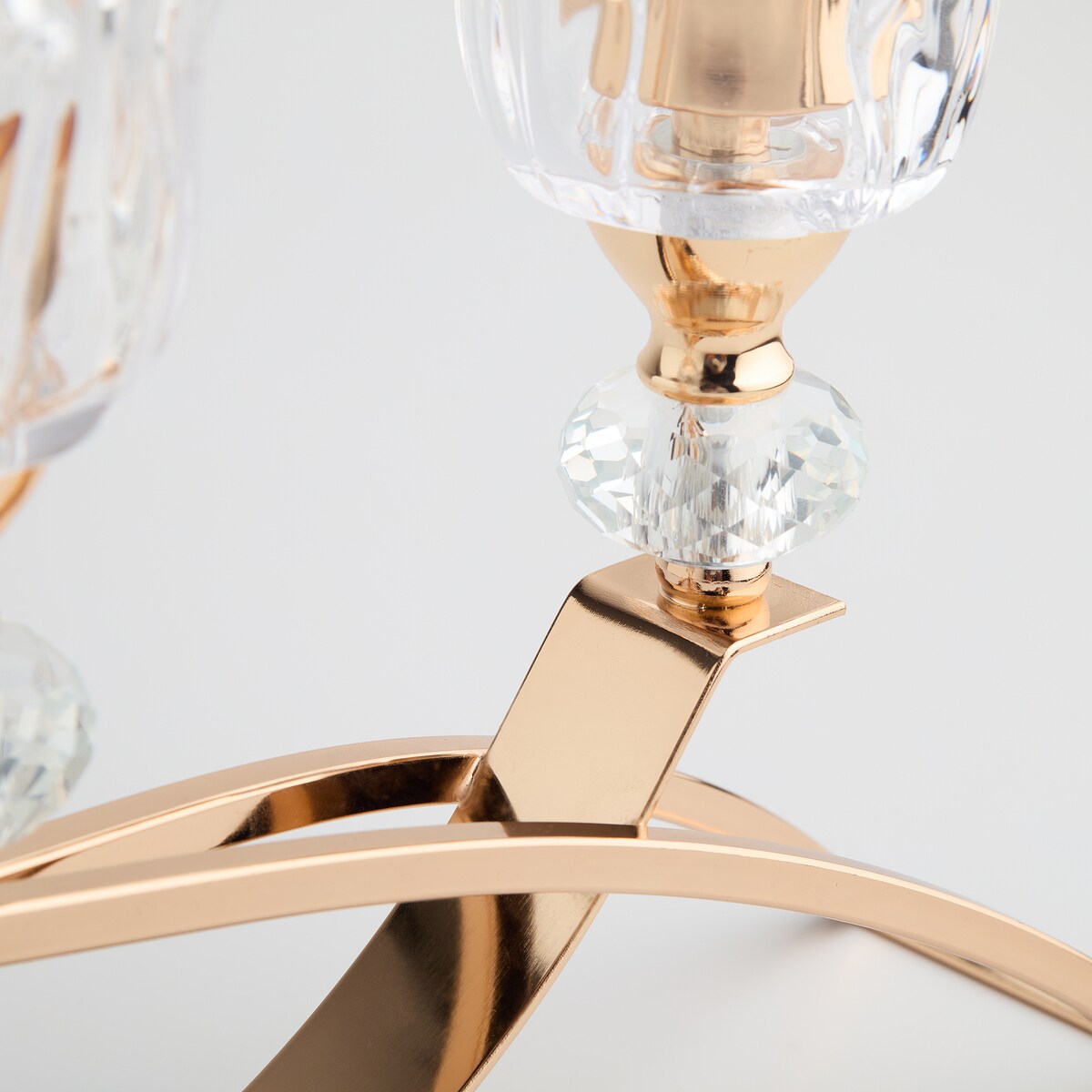 Świecznik potrójny Flori trio z motywem kwiatowym