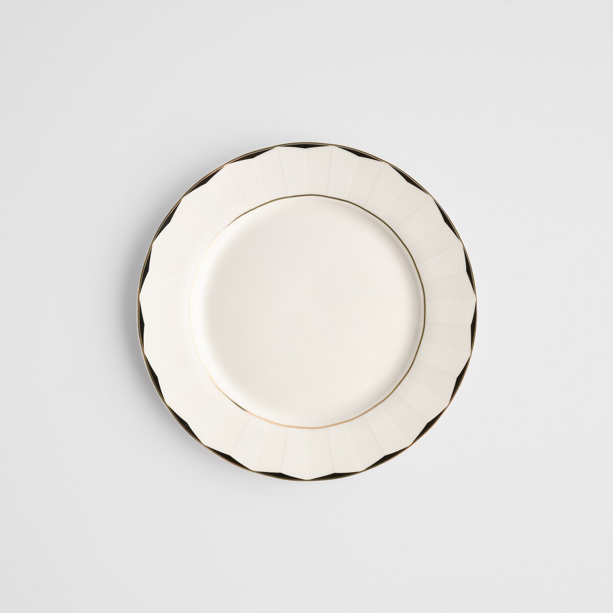Talerz Deserowy Olea z motywem geometrycznym