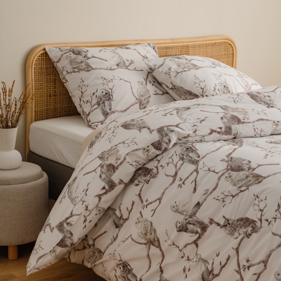 Pościel Bawełniana Owls 200x220 cm