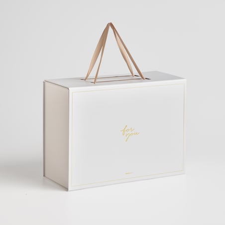 Pudełko prezentowe Box white l
