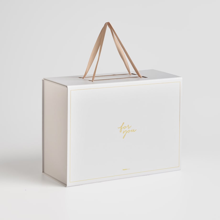 Pudełko prezentowe Box white l
