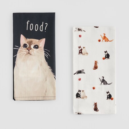 Komplet Ścierek Gattino 45x65 cm z motywem zwierzęcym