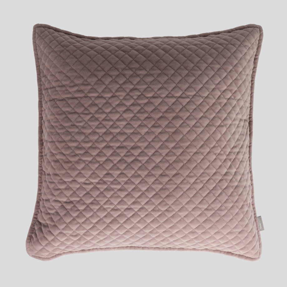 Poszewka Welwetowa Plums 45x45 cm z motywem geometrycznym