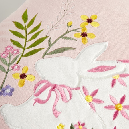 Poszewka Haftowana Lapique 45x45 cm z motywem królika