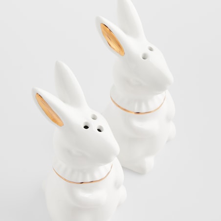 Solniczka I Pieprzniczka Wonderland z motywem królika