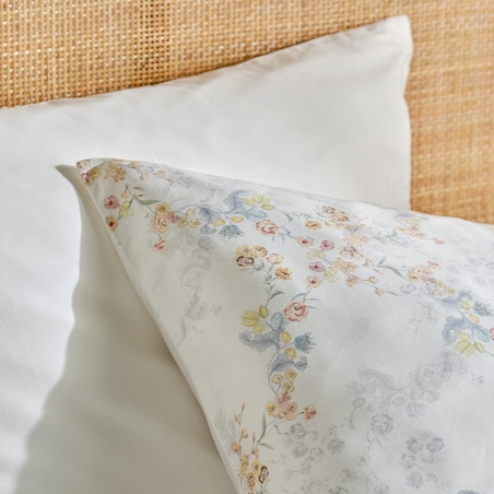 Pościel z bawełny satynowej Carlot 200x220 cm z motywem kwiatowym