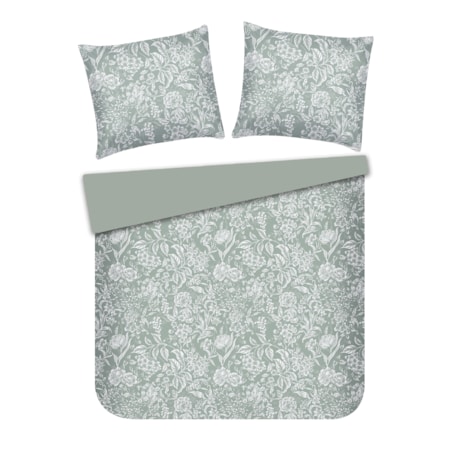 Pościel Żakardowa Virana 200x220 cm z motywem roślinnym