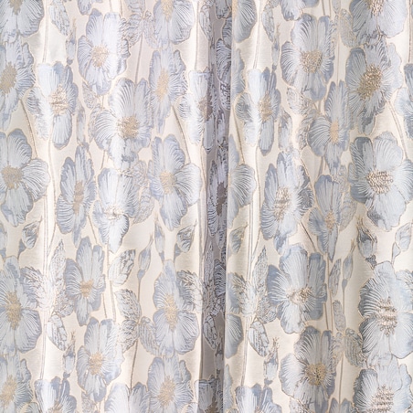 Zasłona Żakardowa Makowka 140x250 cm z motywem kwiatowym