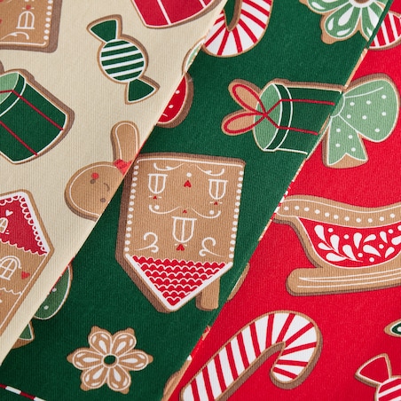 Komplet Ścierek Ginno 45x65 cm z motywem piernika