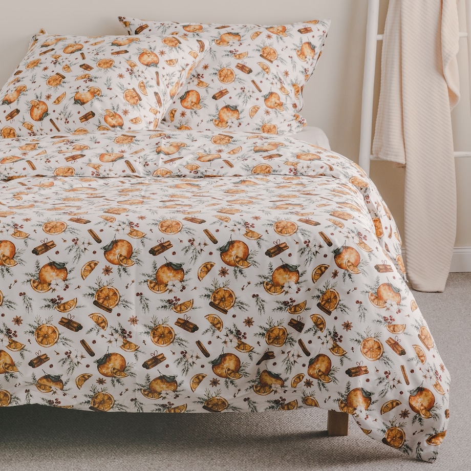 Cotton Bed Linen Cinnamoni 160x200 cm