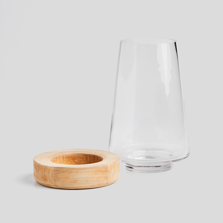 Wazon Pessa z motywem geometrycznym