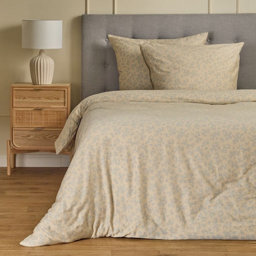 Pościel z bawełny satynowej Rosmarin 200x220 cm z motywem roślinnym