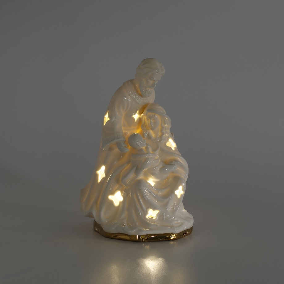 Figurka Led Sacra z motywem świętej rodziny