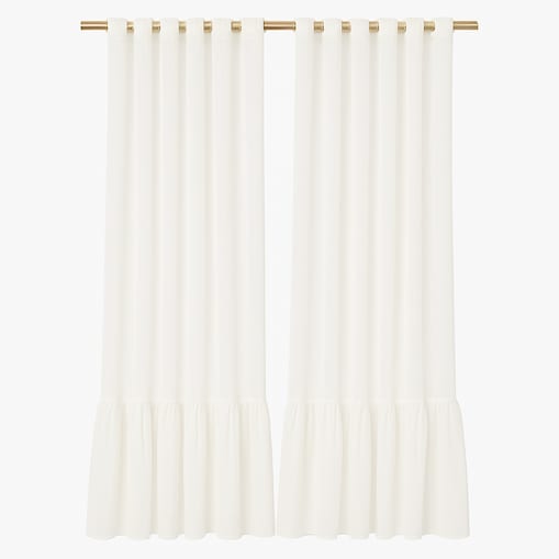 firana pleat z falbaną 140x250 cm