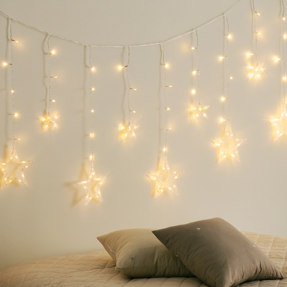 Kurtyna Świetlna Starnis z motywem gwiazdy