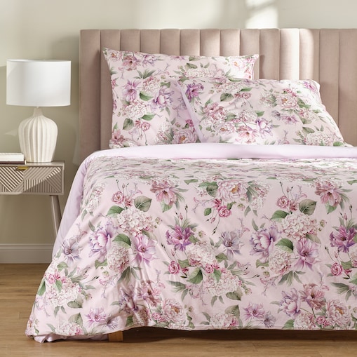 Pościel z bawełny satynowej Tensianis 140x200 cm z motywem kwiatowym