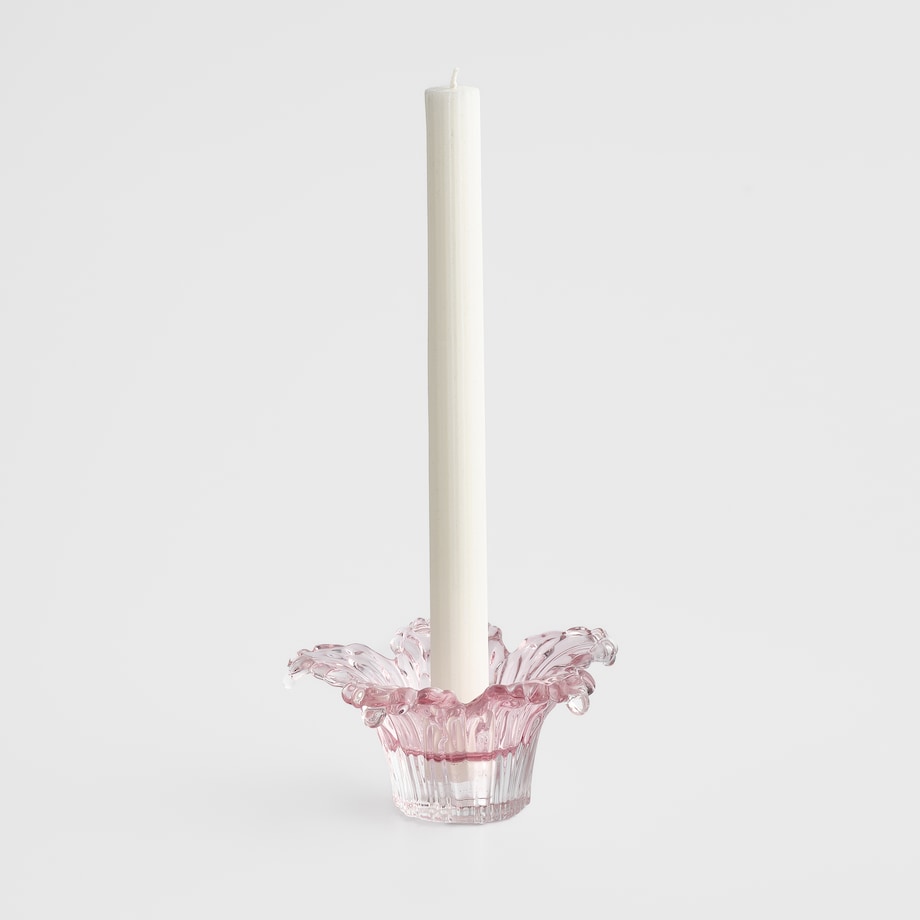 Świecznik Springer z motywem kwiatowym