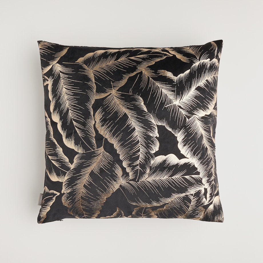 Poszewka z nadrukiem Foglare 45x45 cm z motywem liściastym