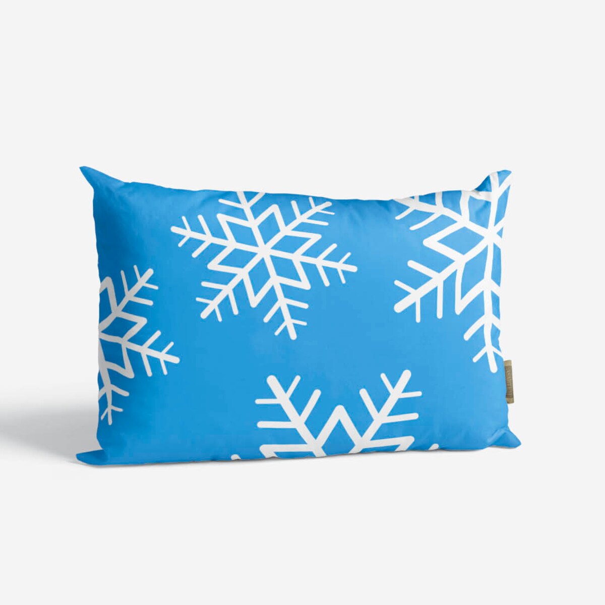 Poduszka świąteczna - Niebieska śnieżynka 40x60 cm