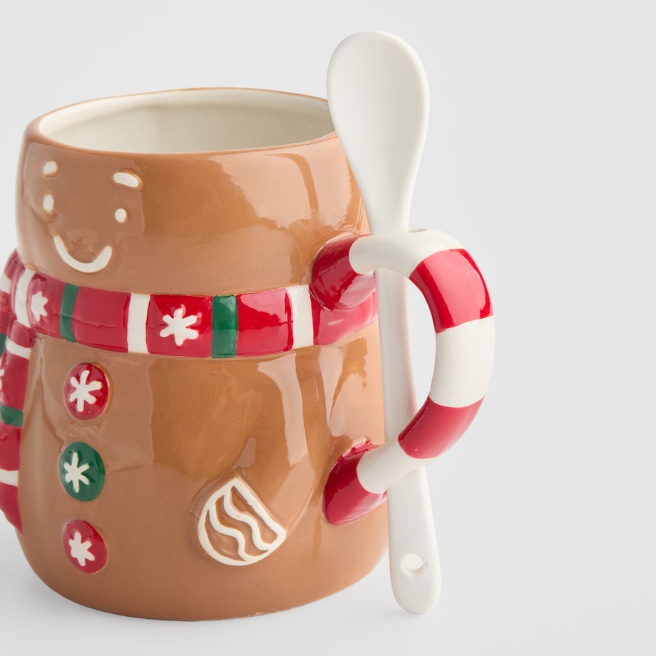 Kubek Z Dodatkiem Cookio z motywem piernika