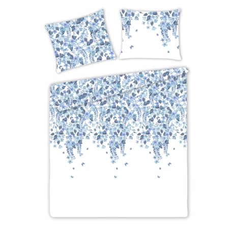 Pościel z bawełny satynowej Delioso 200x220 cm z wzorem kwiatowym