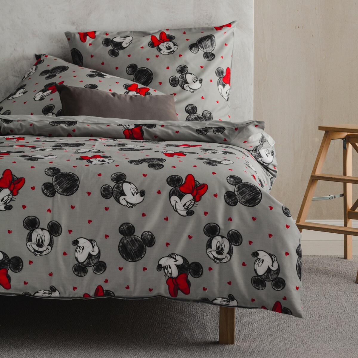Pościel Satynowa Mikimouse 200x220 cm