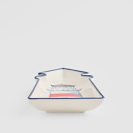 Patera Ancorare z motywem morskim