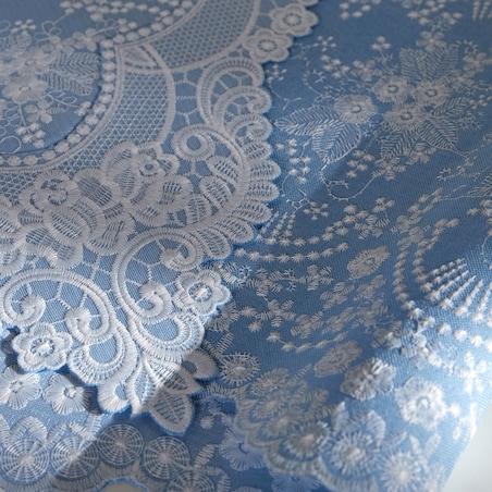 Bieżnik Ventana 35x180 cm z wzorem kwiatowym