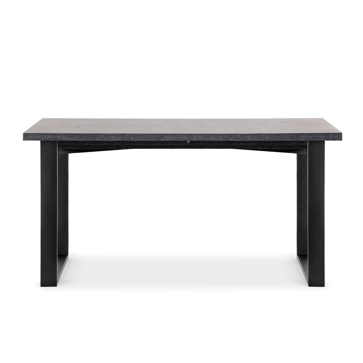 KONSIMO CETO Rozkładany stół w industrialnym stylu matowy szary