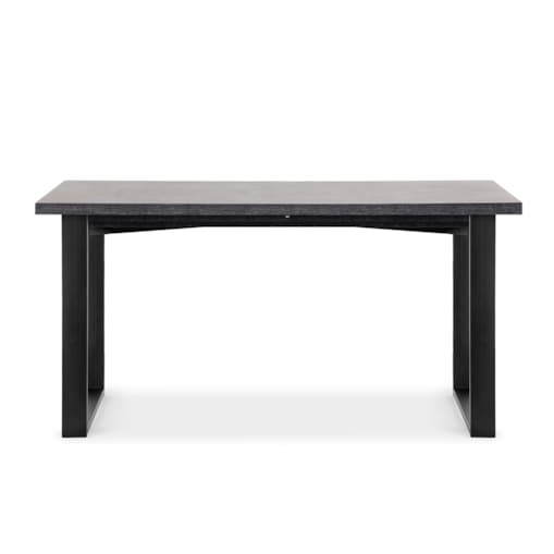 KONSIMO CETO Rozkładany stół w industrialnym stylu matowy szary