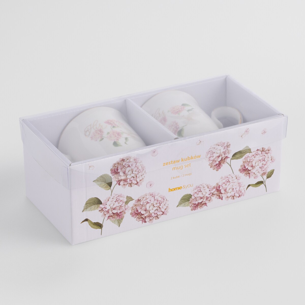 Komplet Kubków Tensiano z motywem kwiatowym