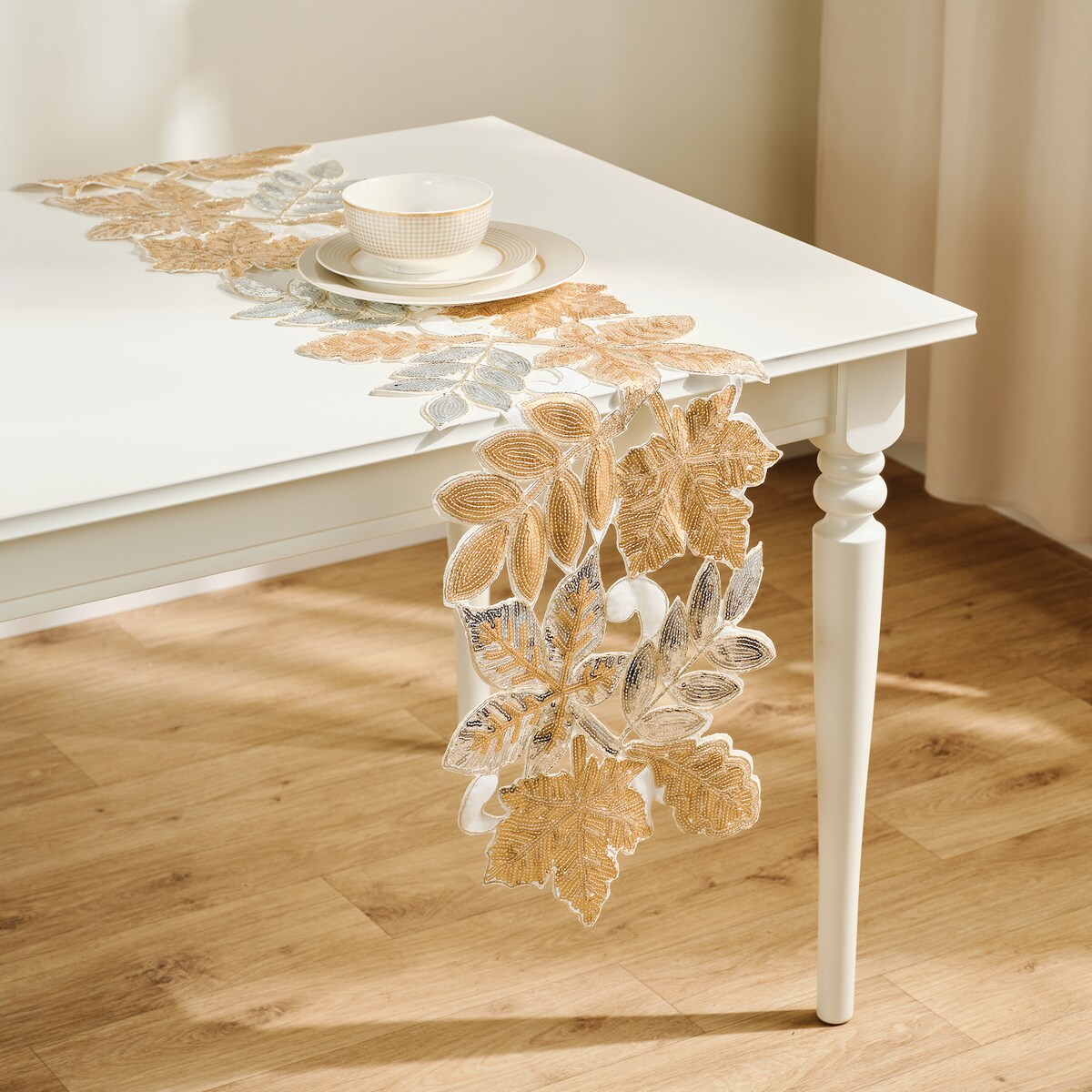Bieżnik Dekoracyjny Leafisa 35x180 cm