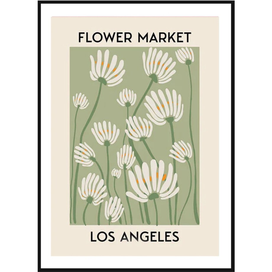 Poster Story, Plakat, Obraz - Flower Market Los Angeles