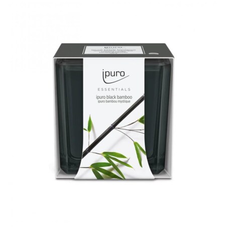 Świeca zapachowa ipuro ESSENTIALS, Black Bamboo, 125g