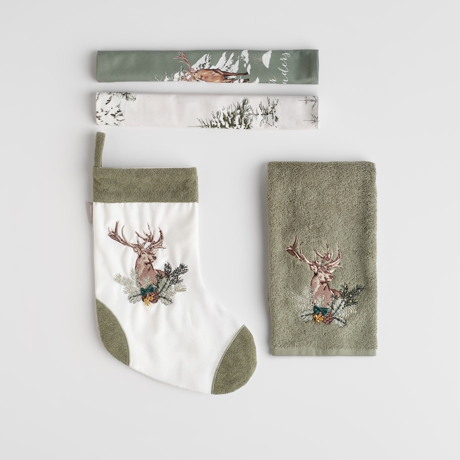 Kuchenny zestaw prezentowy Hirvos 24x32 cm z motywem zwierząt leśnych