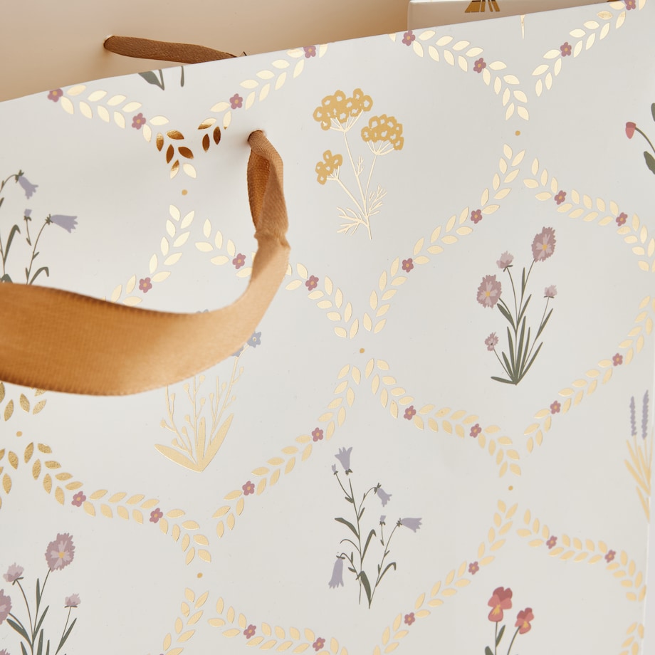 Torba Prezentowa Vintagio z motywem kwiatowym